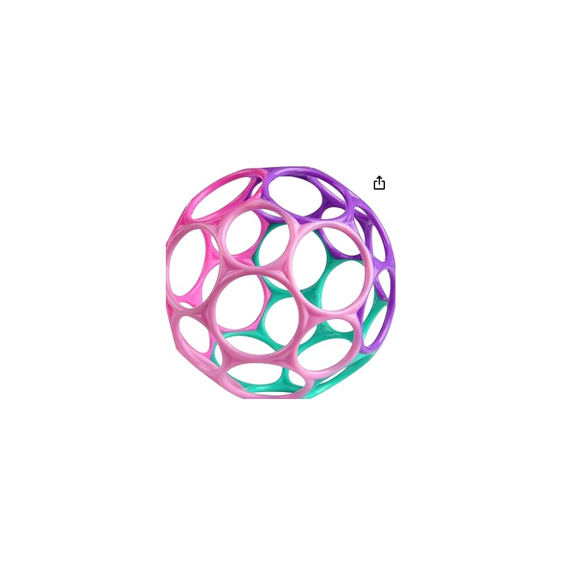 Bright Starts Oball Classic – Balle souple bébé multicolore