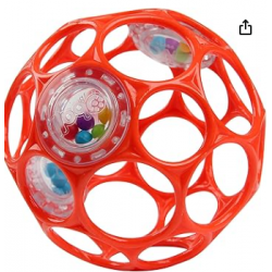Bright Starts Oball Classic – Balle souple bébé multicolore