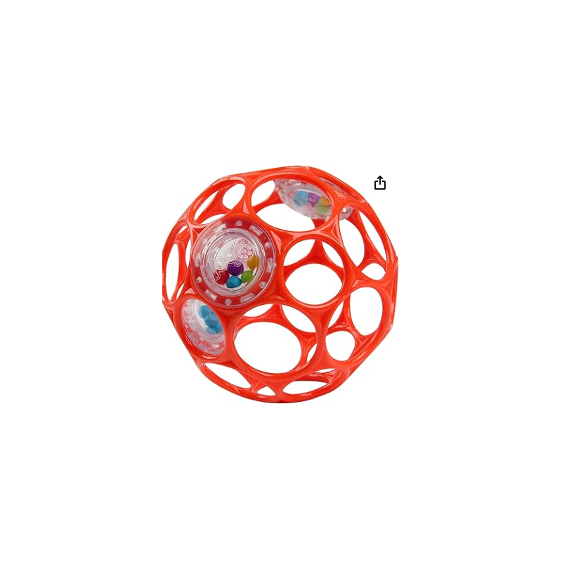 Bright Starts Oball Classic – Balle souple bébé multicolore